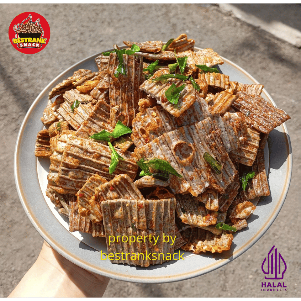 

Kerupuk Jengkol Genteng Pedas 500 gram