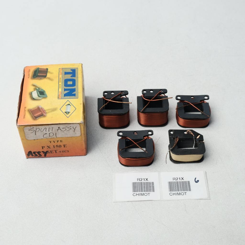 Spul Sepul Assy Set 5pcs Vespa PX 150 cdi Nos 12v