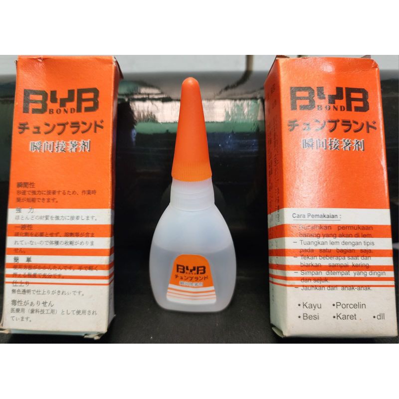 

Lem korea BYB botol / lem setan / lem cepat kering / lem kuat / Lem sekali nempel susah lepas