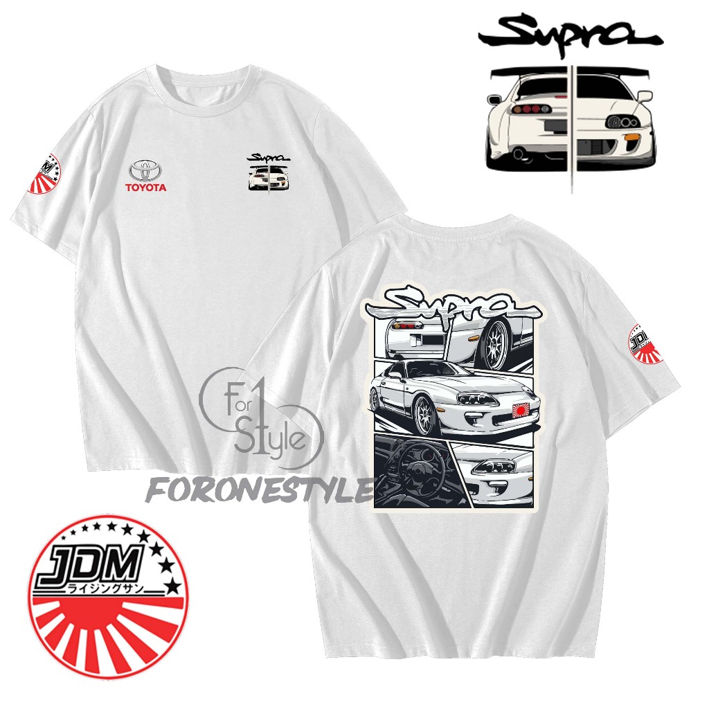 TSHIRT KAOS TOYOTA SUPRA - KAOS TOYOTA SUPRA FORMAL - BAJU TOYOTA