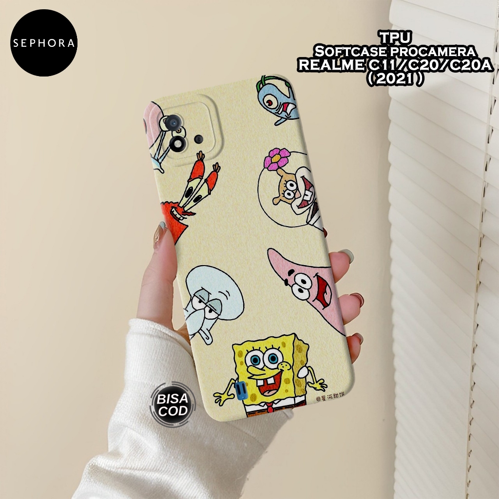 Case Realme C11/C20/C20A 2021 - Fashion Case Cartoon - Softcase Realme C11/C20/C20A - Case Pro Camer