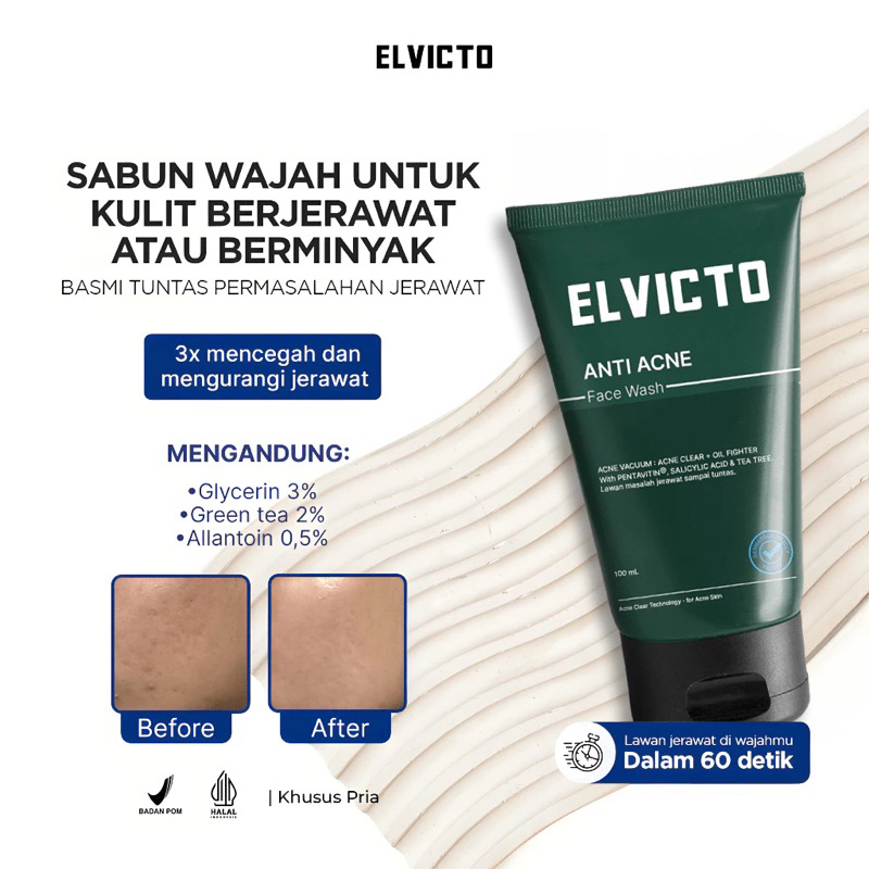ELVICTO Anti Acne Face Wash