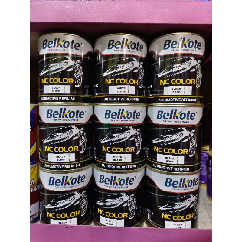 Cat Belkote NC Color 1 kg Hitam dan Putih