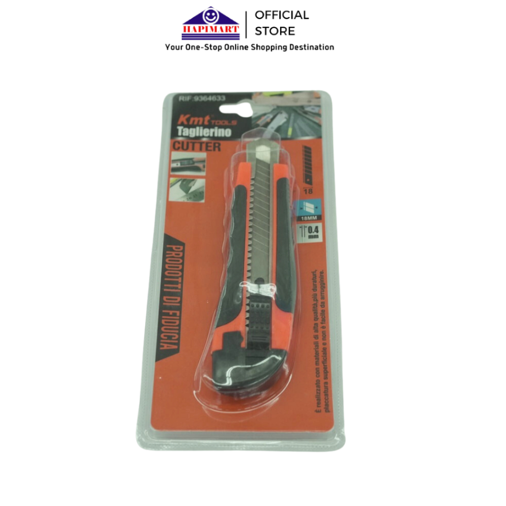 

KMT STYLE Pisau Cutter Alat Pemotong Tajam Cutter Besar Hitam Orange