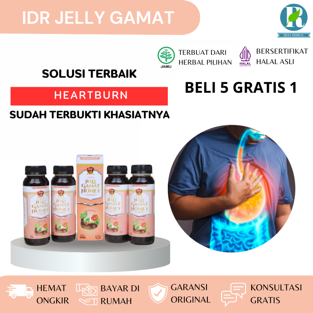 Obat Heartburn - IDR Jelly Gamat- Testimoni Terbukti 100%