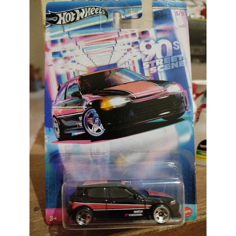 hot wheels honda civic 90s