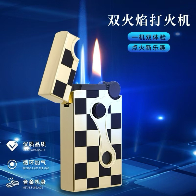 Mancis Korek Api Dual Api Jobon 360 Jet Torch Plus Api Lilin Gas jobon Lighter korek gas bisa di isi