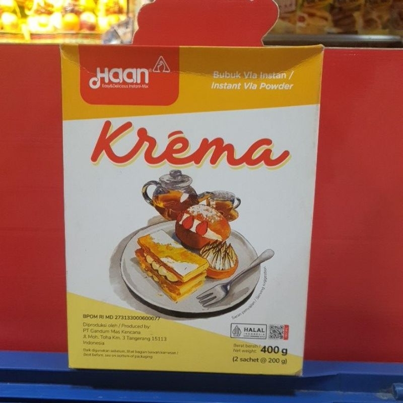 

Haan Krema Bubuk Vla Instan 400gr