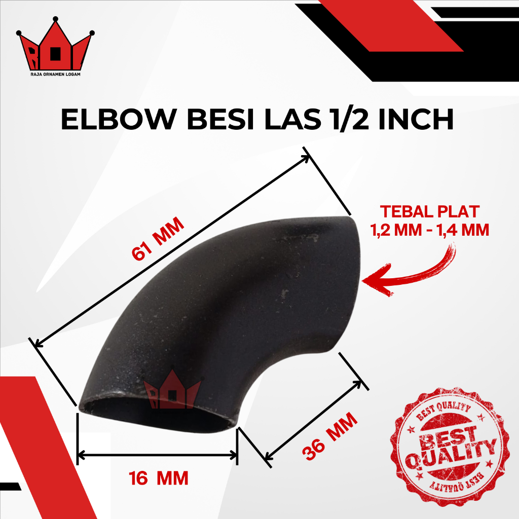 ELBOW 1/2, Elbow 3/4, Elbow 1, Elbow 1 ¼, Elbow 1 ½