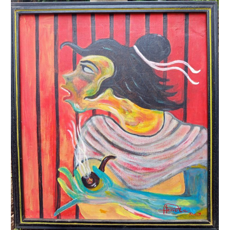 Lukisan Karya Hendra Gunawan tahun 1979