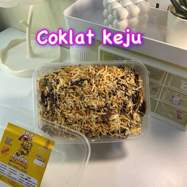 

kripik pisang coklat lumer keju