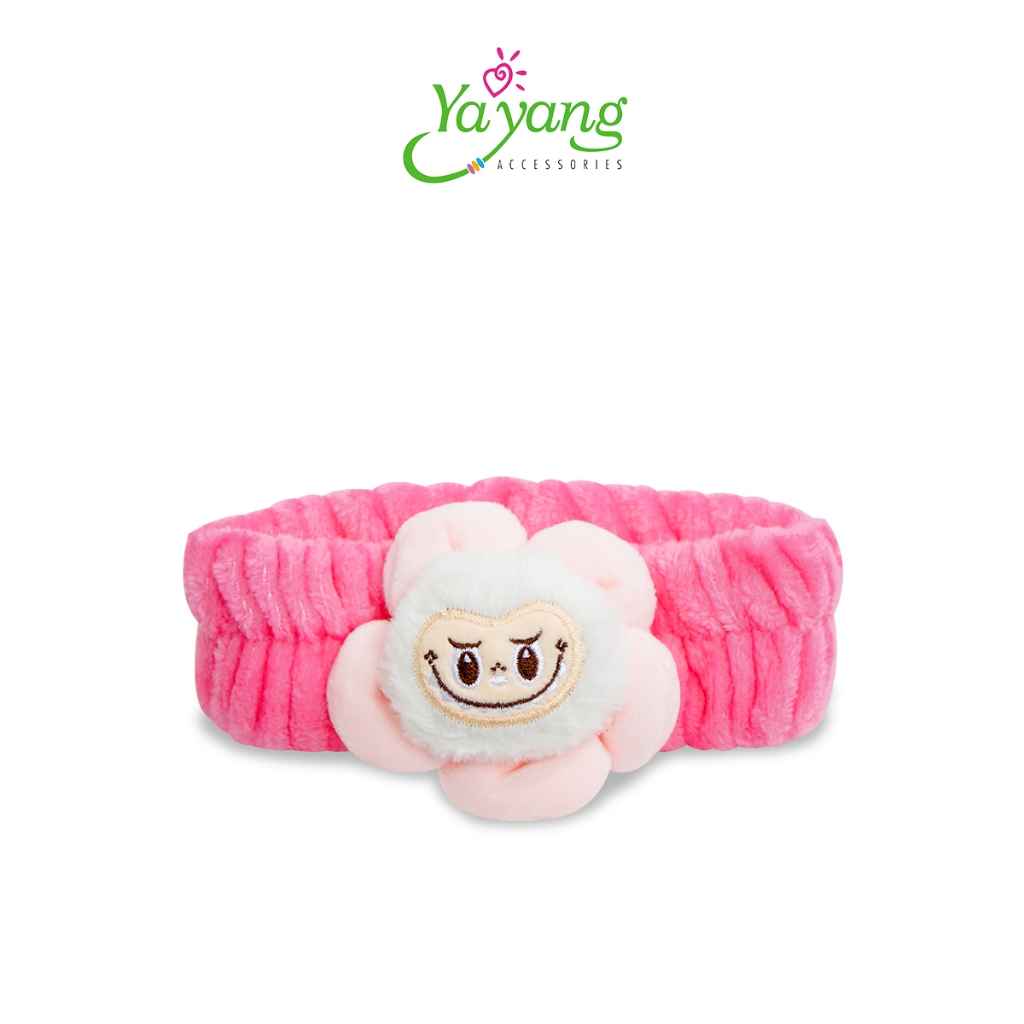 YAYANG Bando Bandana Bulu Karakter Labubu - Aksesoris Fashion Rambut Anak Lucu - NAN1309