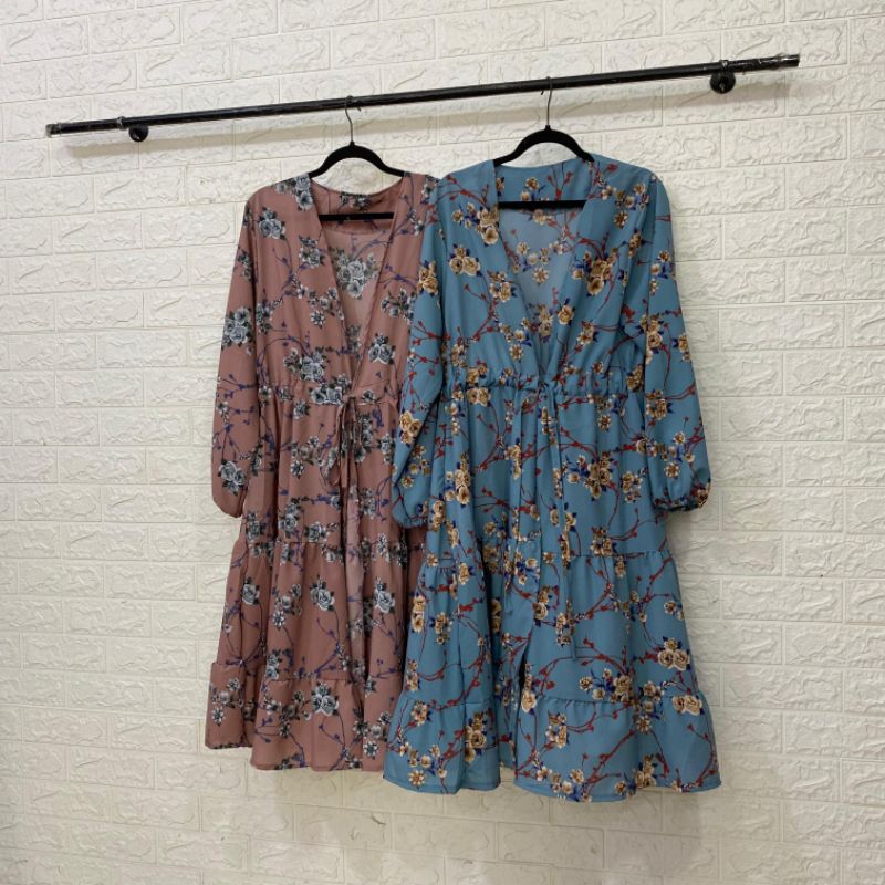LONG CARDIGAN/OUTER WOLFIS PREMIUM MOTIF FLORAL KOREAN LOOK KEKINIAN