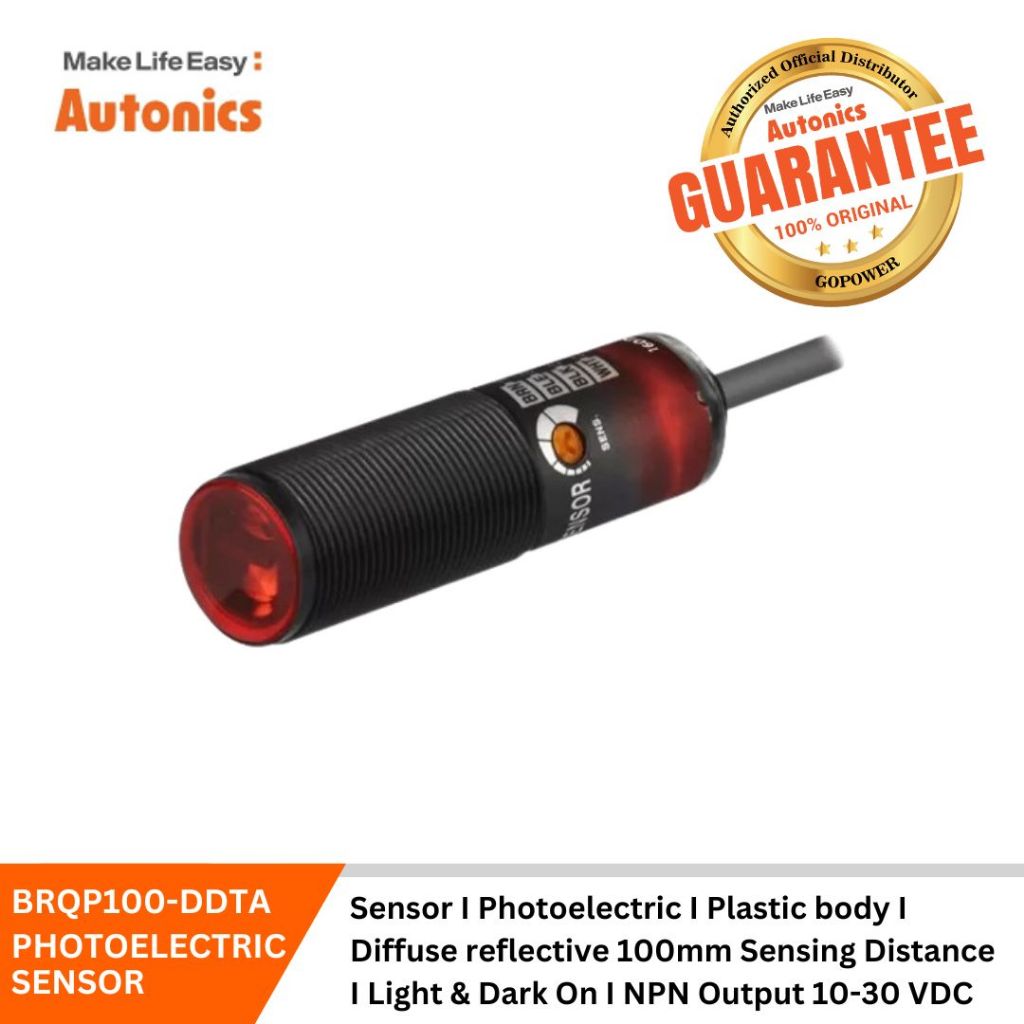 PHOTOELECTRIC SENSOR AUTONICS BRQP100-DDTA