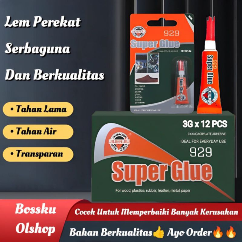 

Lem Super Glue Instant Quick Dry Cairan Perekat Sangat Kuat Maksimal Cepat Kering Serbaguna