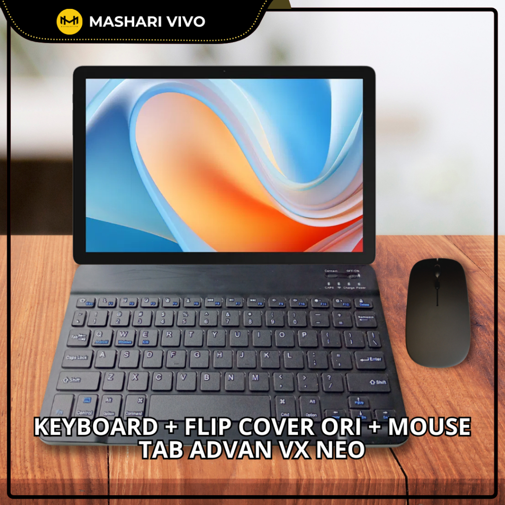 FLIP COVER ORI KEYBOARD MOUSE TAB ADVAN VX NEO