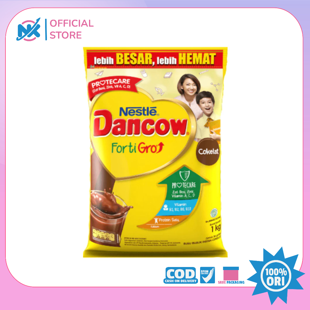 

Dancow Fortigro Coklat Pouch 1kg