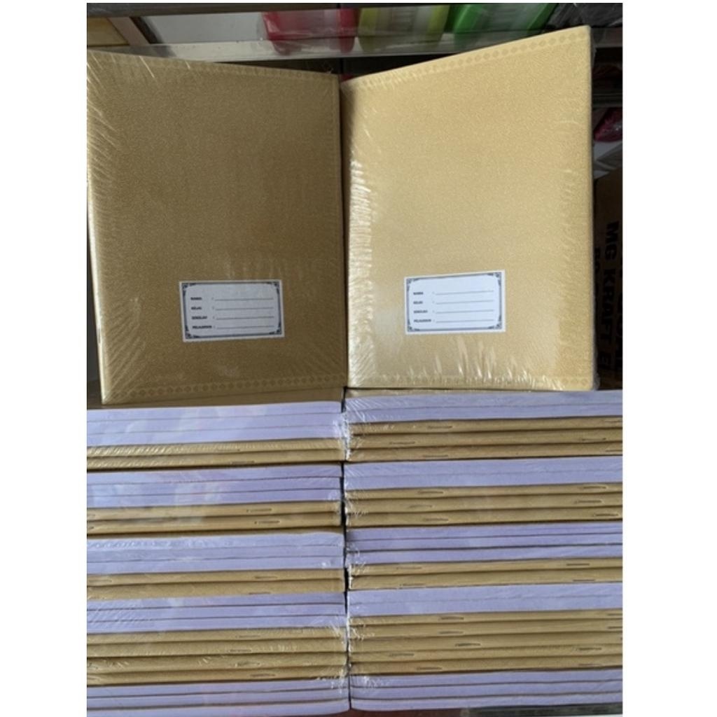 

10buah Buku Tulis Panjang buku Tulix Boxy 42 Lembar Sampul coklat Segitiga