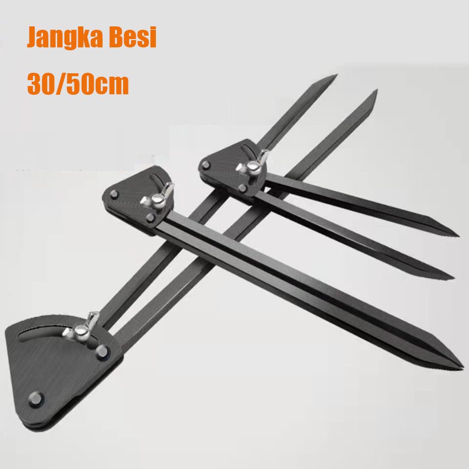 

Jangka Besi 12 In 20in / Caliper Divider Lurus Square leg 30cm 50cm