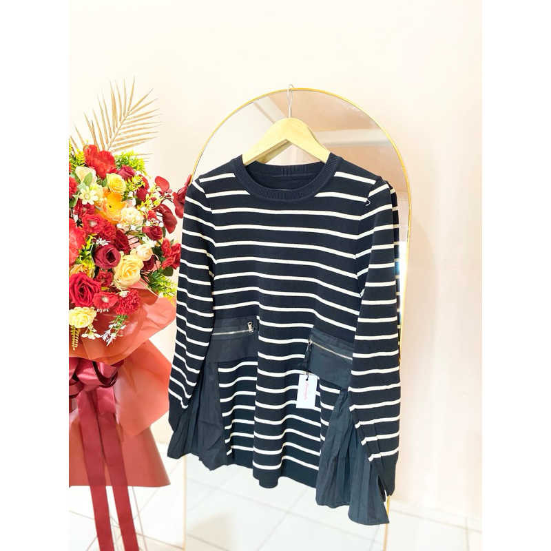 Papa bear Blouse knit wanita import bangkok