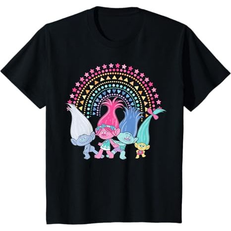 Kidsnesia -Trolls Rainbow Trolls T-Shirt