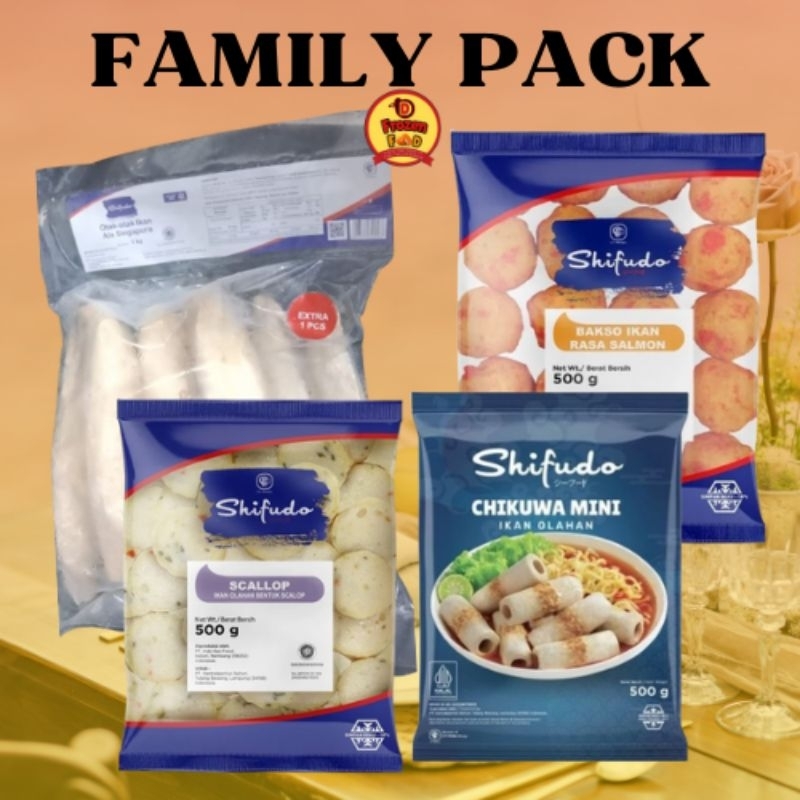 

Paket Otak-Otak Singapore + Scallop + Chikuwa + Bakso Salmon Paket Family Pack / steamboat