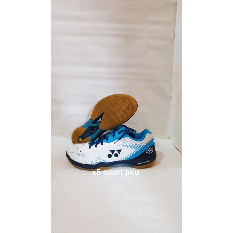 [x5 sport pku] Sepatu badminton Yonex SHB 65 Z3  White Blue