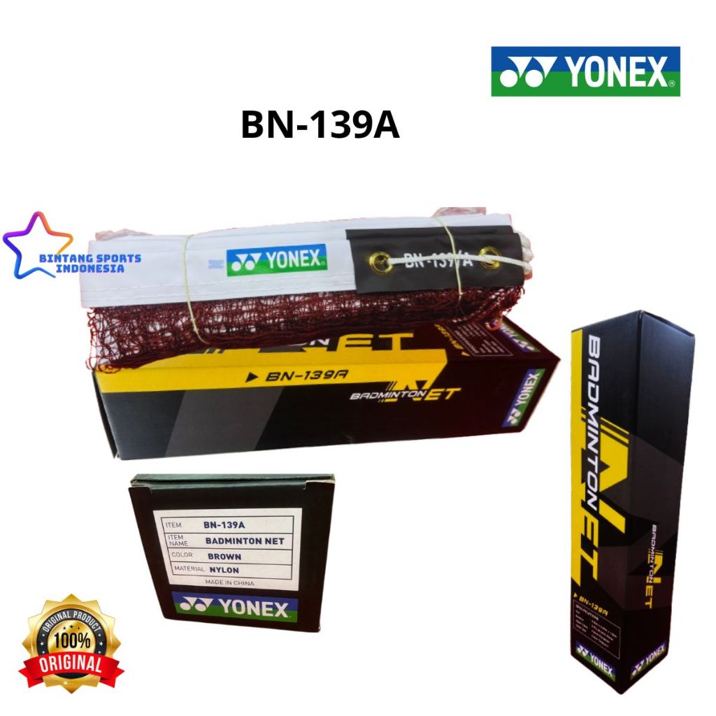 Net Yonex BADMINTON BULUTANGKIS NET YONEX BN 139A ORIGINAL