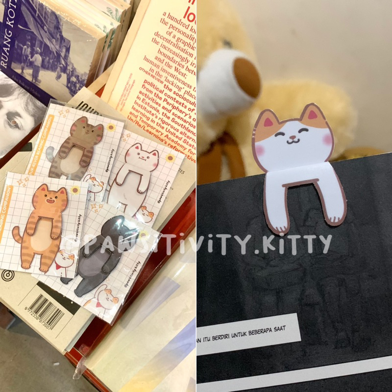 

Magnetic Bookmark Pembatas Buku Kucing Lucu
