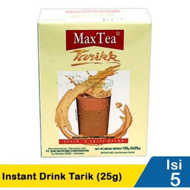 

Max Tea Instant Drink per sachet isi 1 kemasan 25 gr