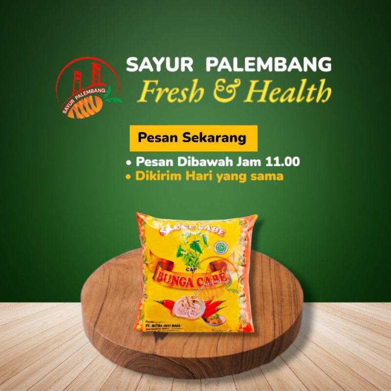 

Saus Cap Bunga Cabe 500Gram - Sayur Palembang
