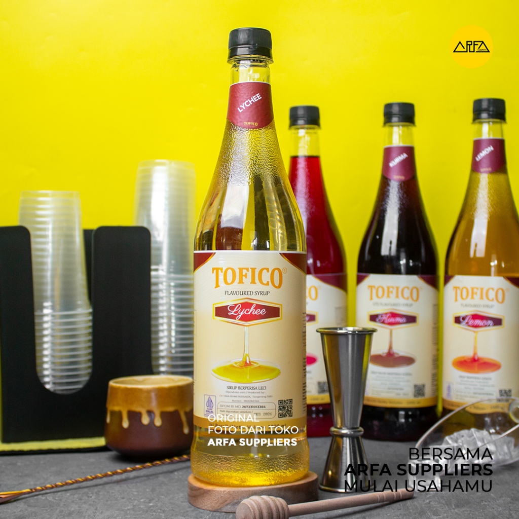 

Sirup Tofico Lychee 1 liter - Simpel Sirup Buah Leci