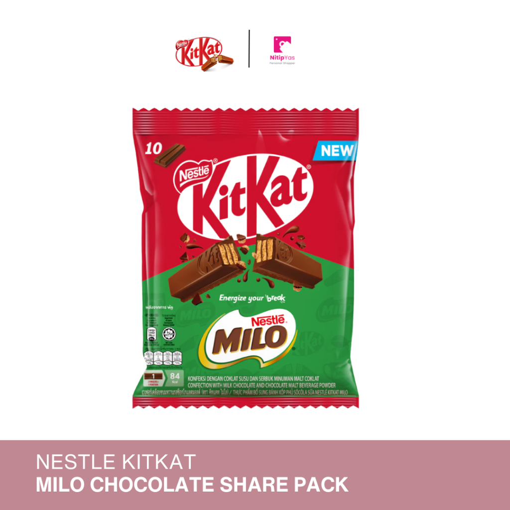 

NESTLÉ KitKat® MILO® 2-Fingers Chocolate Share Pack 10 Pieces