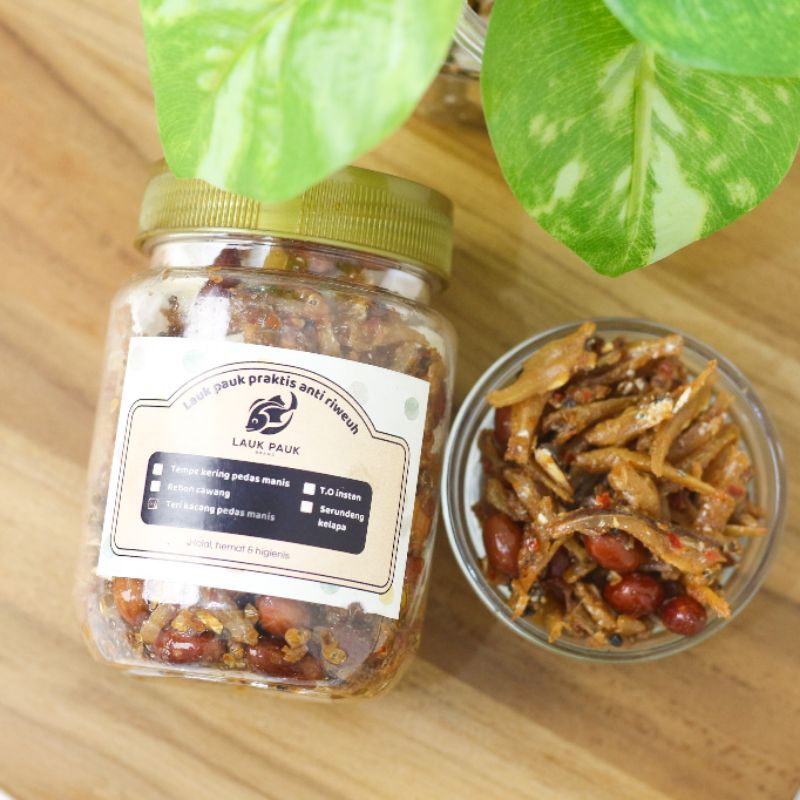 

TERI KACANG PEDAS MANIS / TOPLES 200ml / LAUK PAUK BRAND