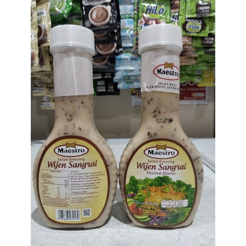 

Maestro Salad Dressing Wijen Sangrai 237 ml