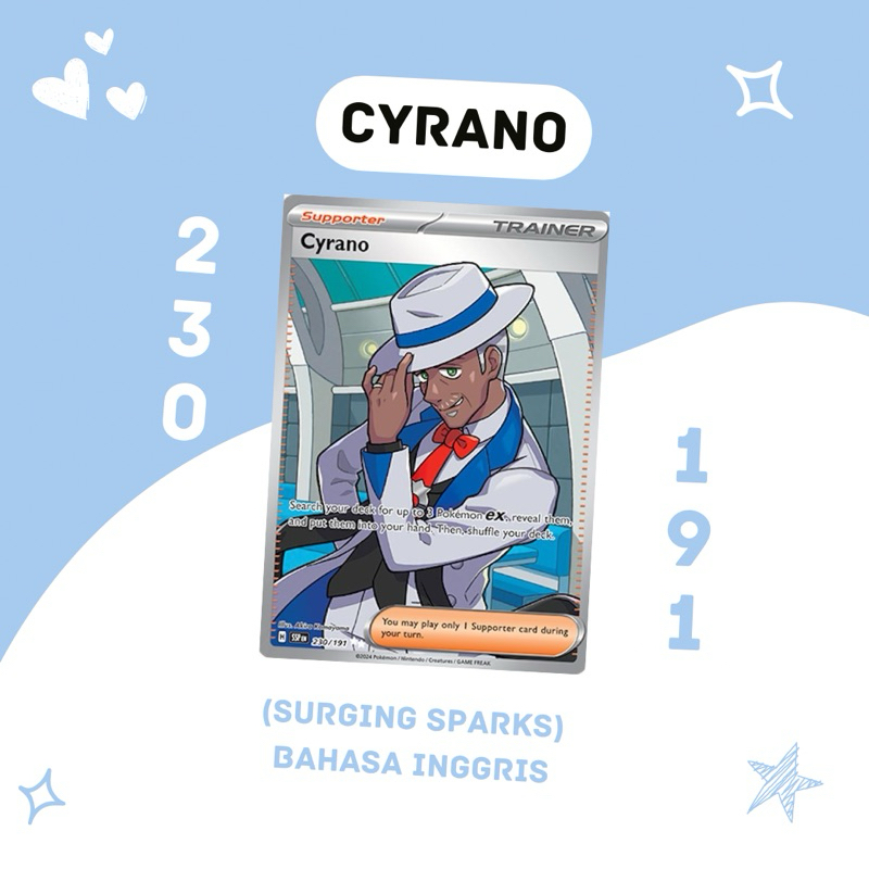 Cyrano UR Surging Sparks 230/191 Pokemon TCG English