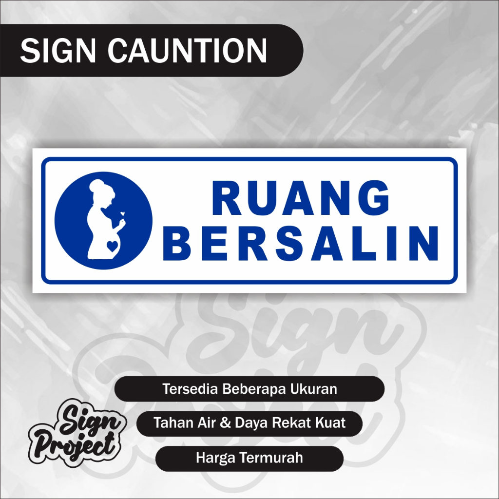 

Stiker ruang bersalin / stiker klinik / Stiker puskesmas / sticker bersalin / stiker kesehatan Bidan Puskesmas Perawat