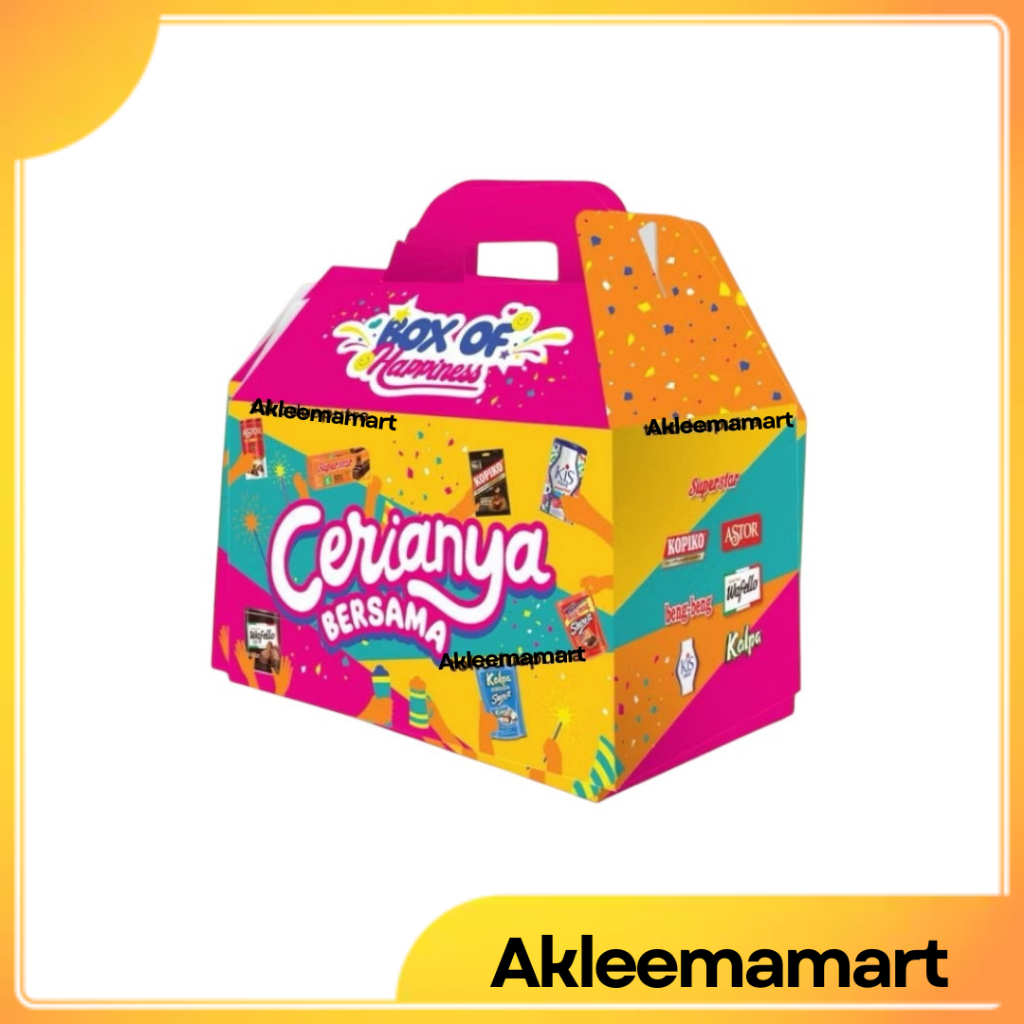 

Hampers box of happiness / hampers lebaran / paket hampers mayora / paket mayora viral