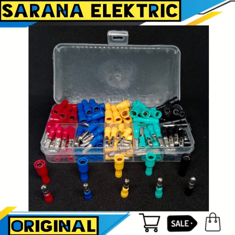 SKUN BULLET WIRE CONNECTOR TERMINAL CABLE SKUN PELURU SCOON PLUG BANANA KABEL CUCUK