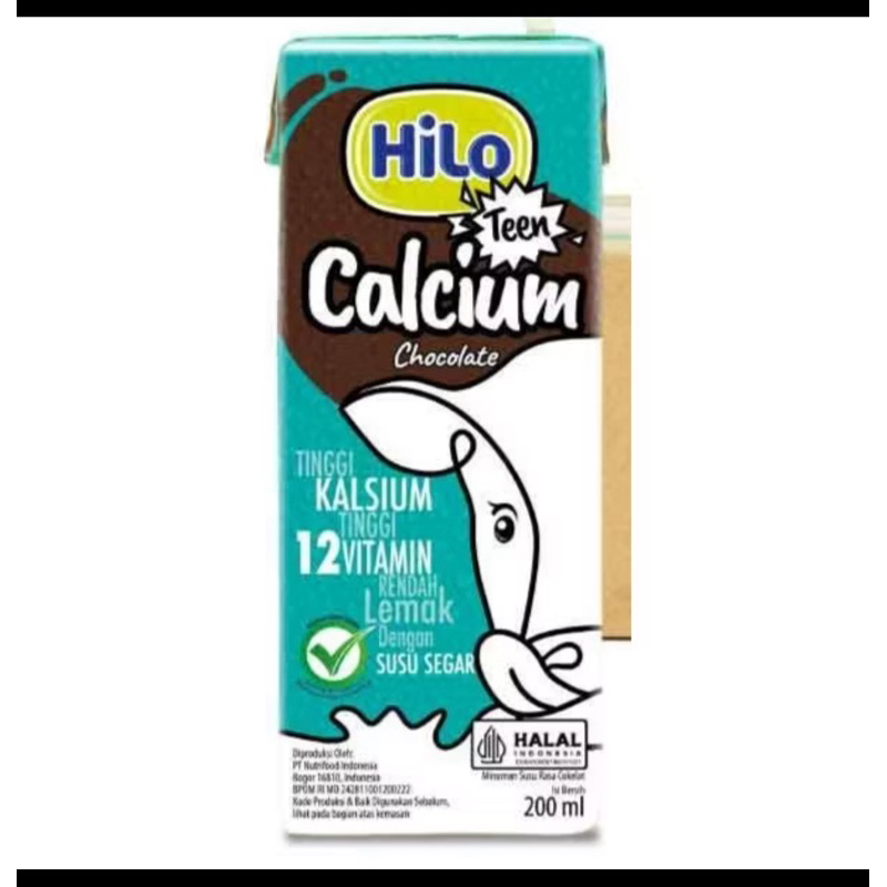 

Hilo Teen Calcium Chocolate UHT 200ml