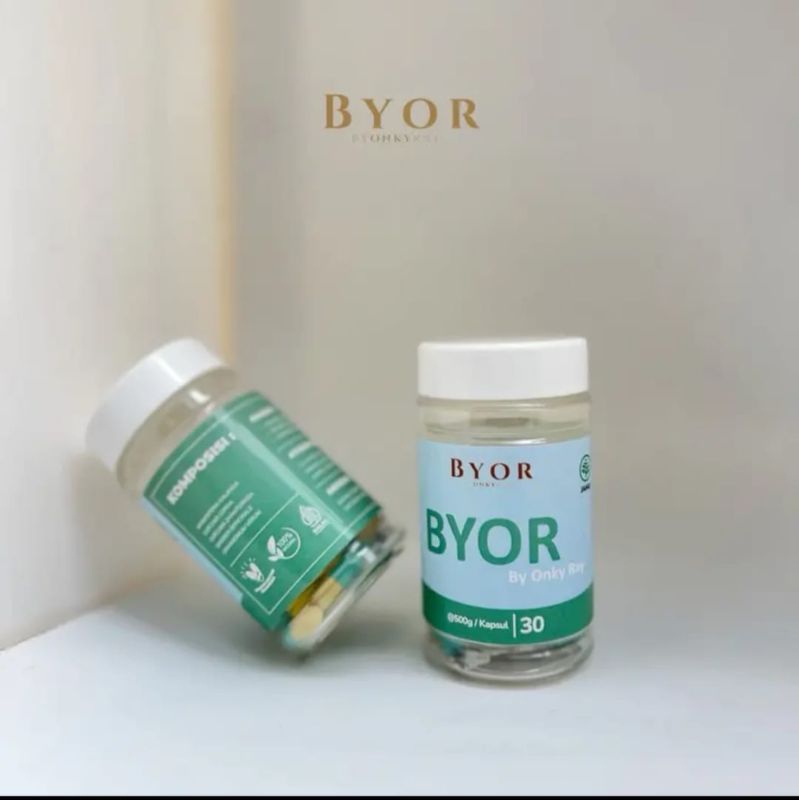 

Jamu gemuk BYOR penambah berat badan isi 30 kapsul