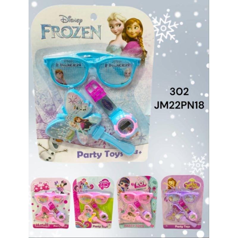 Jam tangan Anak kacamata Anak tamborin / Mainan Aksesoris anak / 301 JAM