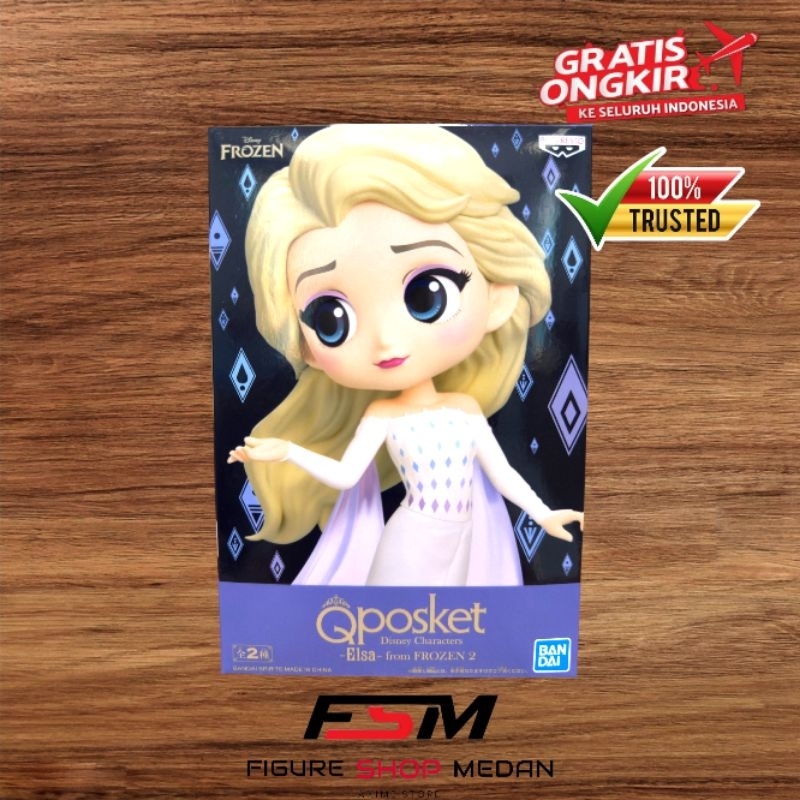 Figure Qposket Disney Characters Elsa Frozen 2