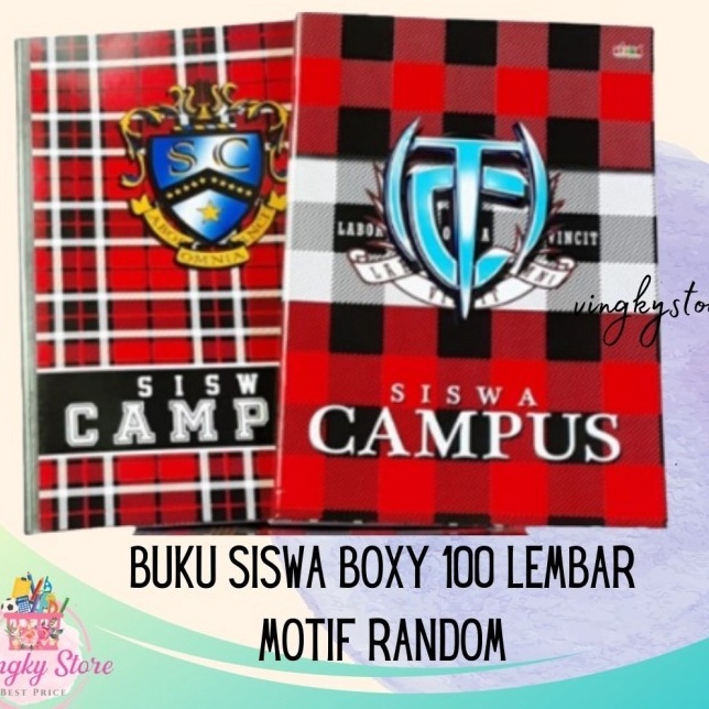 

yq Terbaru Buku Tulis Siswa Campus Boxy 1 Lembar 1 PAK Isi 5 pc C48