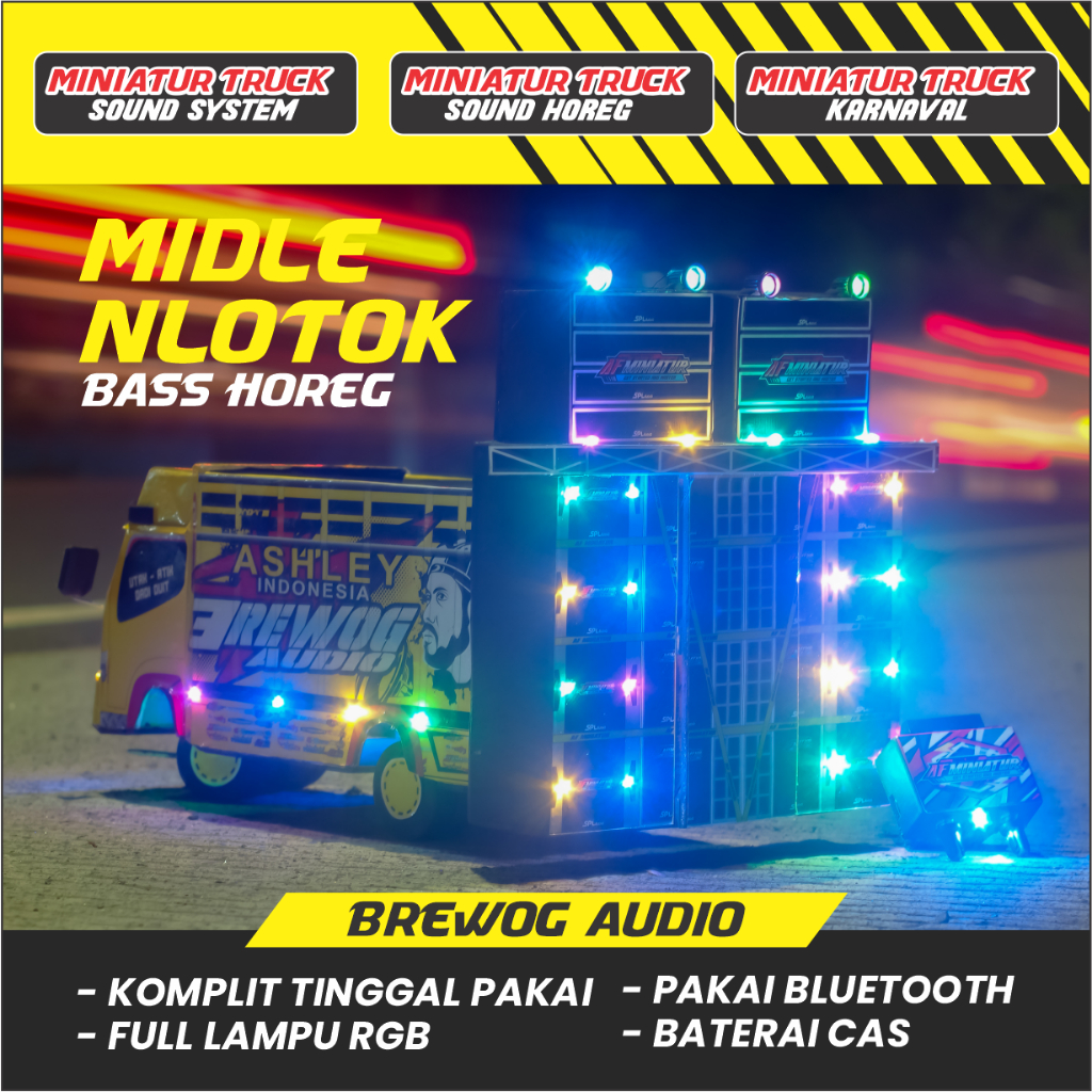 MINIATUR TRUK SOUND SYSTEM / MINIATUR TRUK HOREG / MINIATUR TRUK OLENG