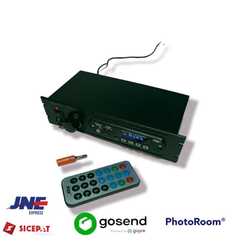 Mp3 player bluetooth dengan box  + adaptor/ mp3  RADIO RAKITAN /  AMPLI RADIO AKTIF  / POWER AMPLIFI