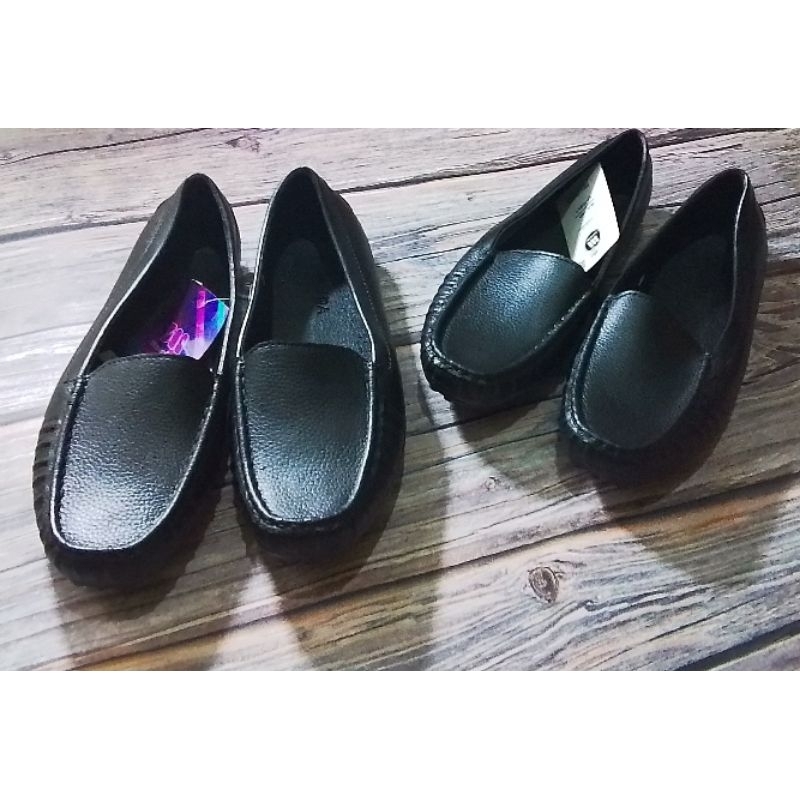 Sepatu Flat Wanita, Slip on, Model Polos, YUMEIDA 085 - HITAM