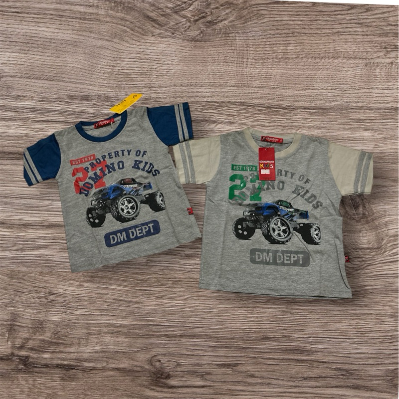 atasan kaos anak laki laki merk domino