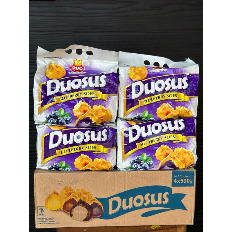 

DUOSUS BLUEBERRY PAC 500gr