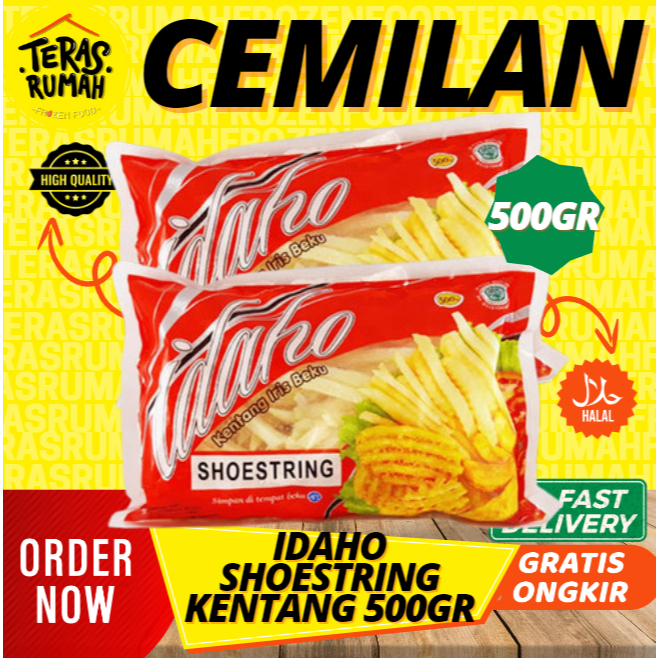 

IDAHO - KENTANG GORENG FROZEN SHOESTRING PANJANG 500GR